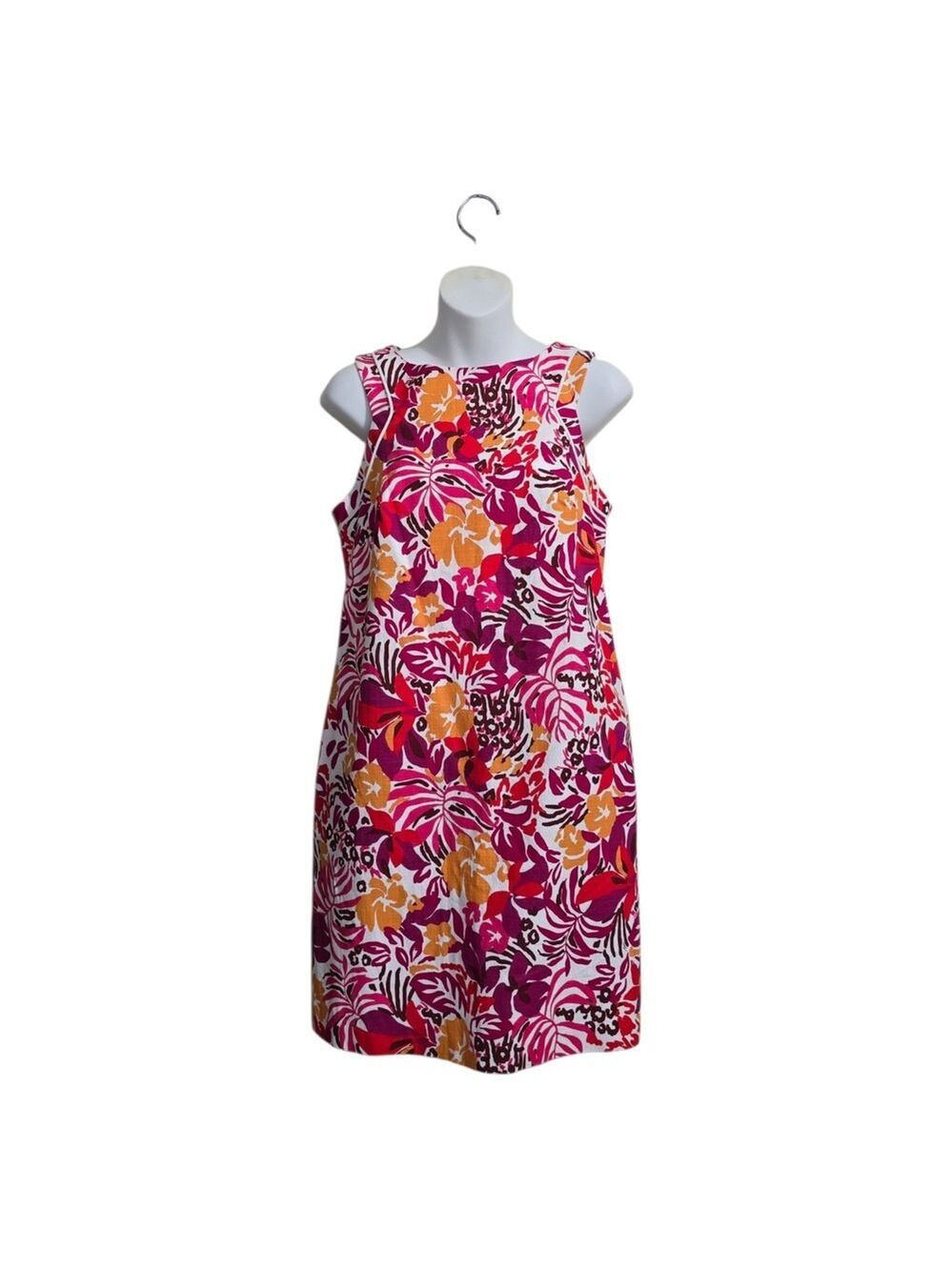Trina Turk Sansour Shift Dress In Rockrose Multi Sz 2